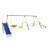 Sportspower Super 10 Metal Swing Set with Lifetime Warranty on Blow Molded Slide