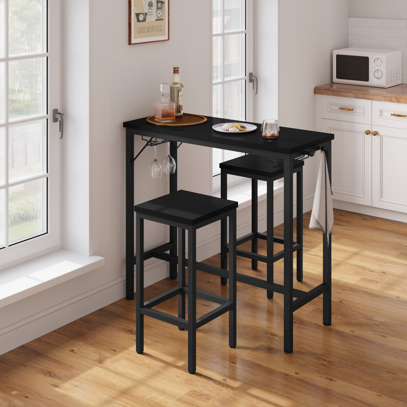 Mityu 103.5cm Wine Bar, Black