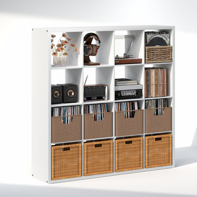Cubicle 147.19cm H Media Shelves