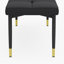 Ensemble de table et de chaises. Ensemble de table de salle à manger en MDF à motif de marbre moderne - 55 po x 31,4 po avec 4 chaises de salle à manger en polyuréthane à coussin allongé et 1 banc
