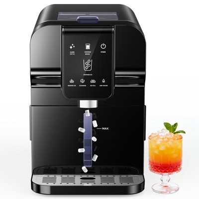 Euhomy Portable Countertop Ice Maker & Water Dispenser , 30Lbs/24Hrs, Auto-Clean Function