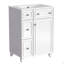 Armoire de meuble-lavabo 24 po avec lavabo en céramique, 2 tiroirs, 1 porte-2136610436