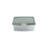 Wham Clip 8.5L Rectangular Plastic Storage Boxes with Secure Clip Lock Lids. L:39 x W:29 x H:10.5cm Clear/Stone/Slate Grey-504076733