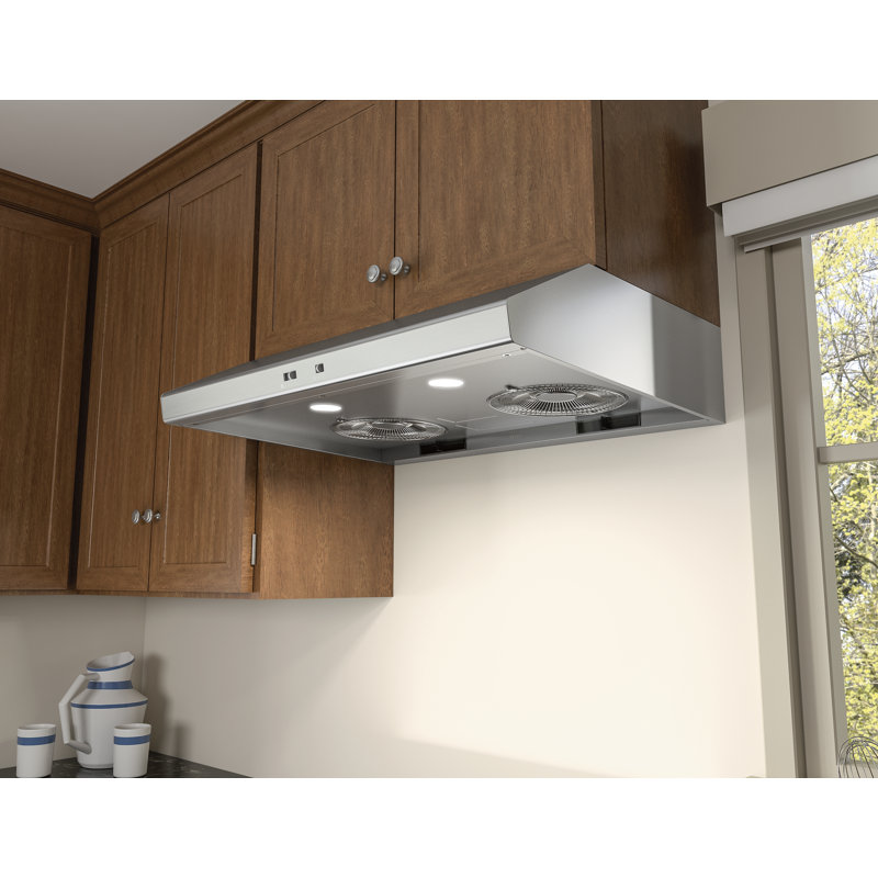 Core 36" 600 CFM Ducted Under Cabinet Range Hood in Silver