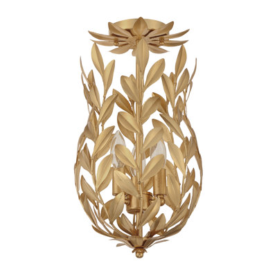 Taliaferro 3 Light Matte Semi Flush Mount