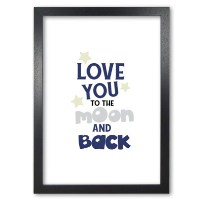 Love You To The Moon - Print