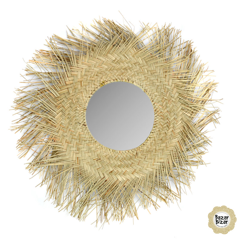 Shell Flat Mirror, 65cm H x 65cm W