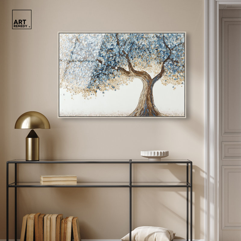 Bronze Trunk I, impression murale encadrée par Art Remedy, cadre argenté, 36 x 24, H 25 po x l 37 po, Cadre acrylique argenté