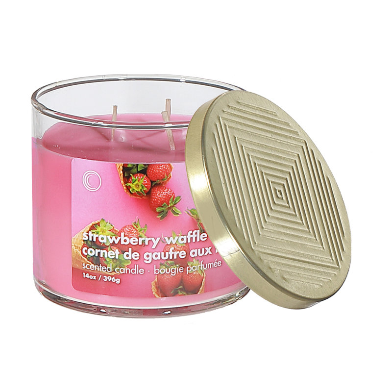 Ensemble de 2 bougies 14 oz 3 Wick Jar