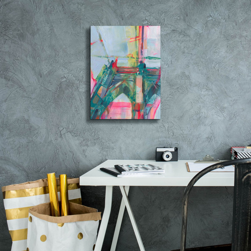 Toile épique Graffiti «Graffiti Bridge 2» par Ethan Harper, 12 po x 16 po