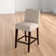 Horton Button Tufted Counter Stool