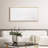 Symmetrical Harmony Heavily Textured Hand Painted White Framed Canvas Wall Art