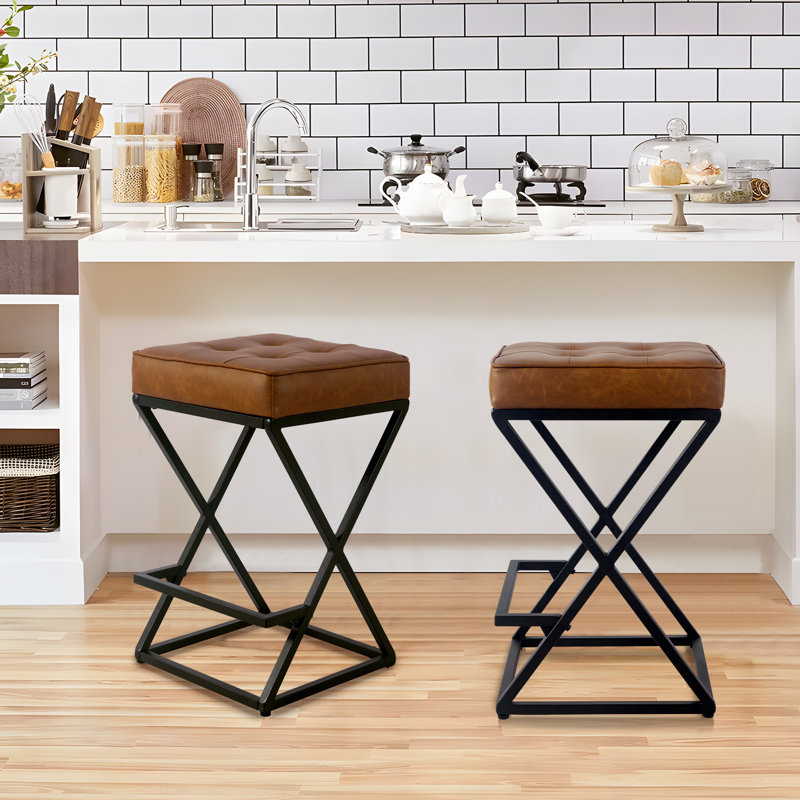 Tabouret de comptoir Pickensville, Brun