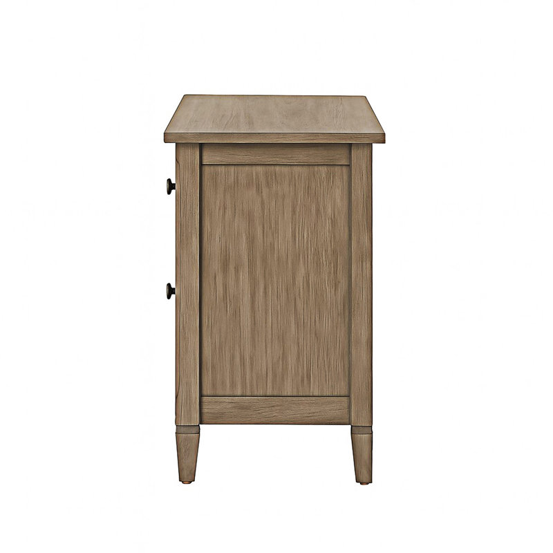 Table de chevet avec tiroirs