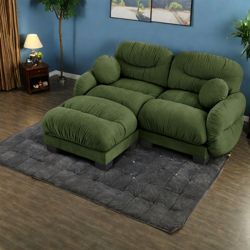 Canapé modulaire moderne en chenille Compression Cozy