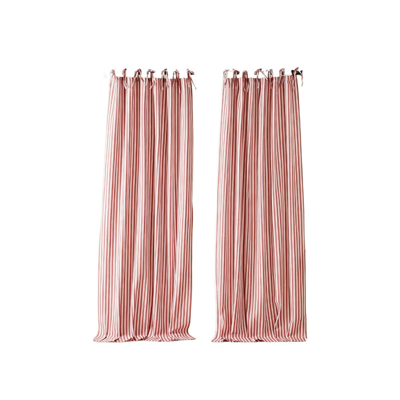Linen Blend Blackout Curtain Panel Pair