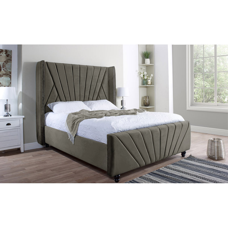 Double King David Bed Asphalt, Double (4'6), Asphalt