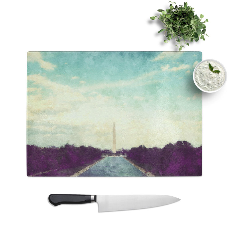 The Washington Monument Vol.1 Chopping Board, 0.4cm H x 20cm W x 28.5cm L