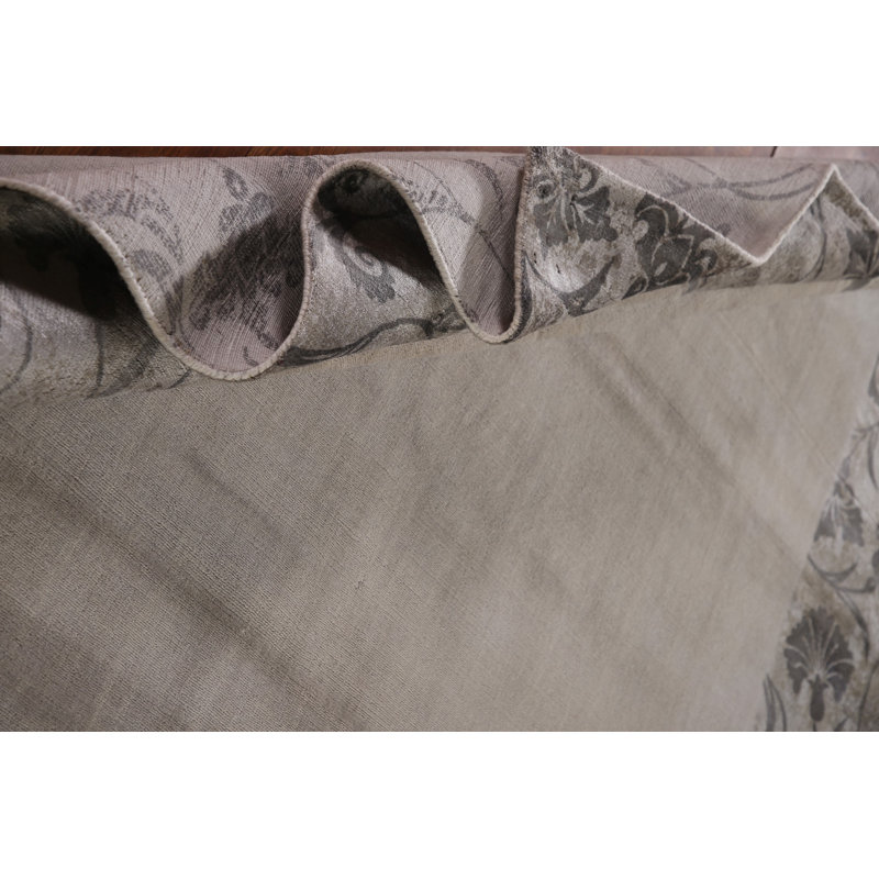 Bordered Abstract Modern Area Rug 7x10