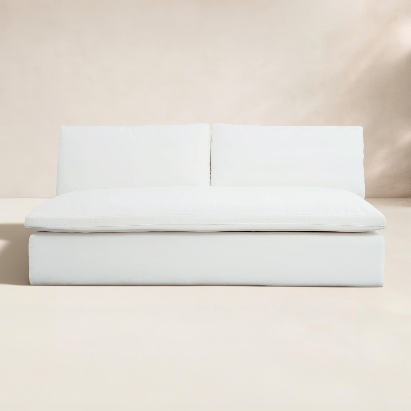 Wilkie 74" Patio Sectional, White
