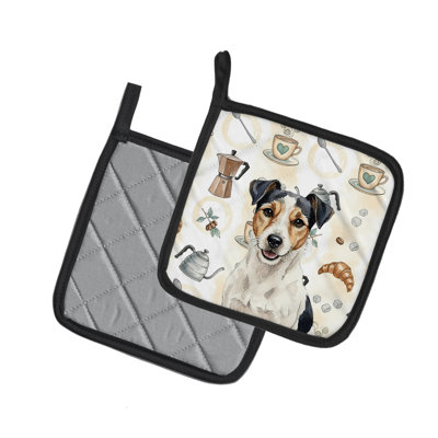 Paire de porte-cafetières Parson Russell Terrier