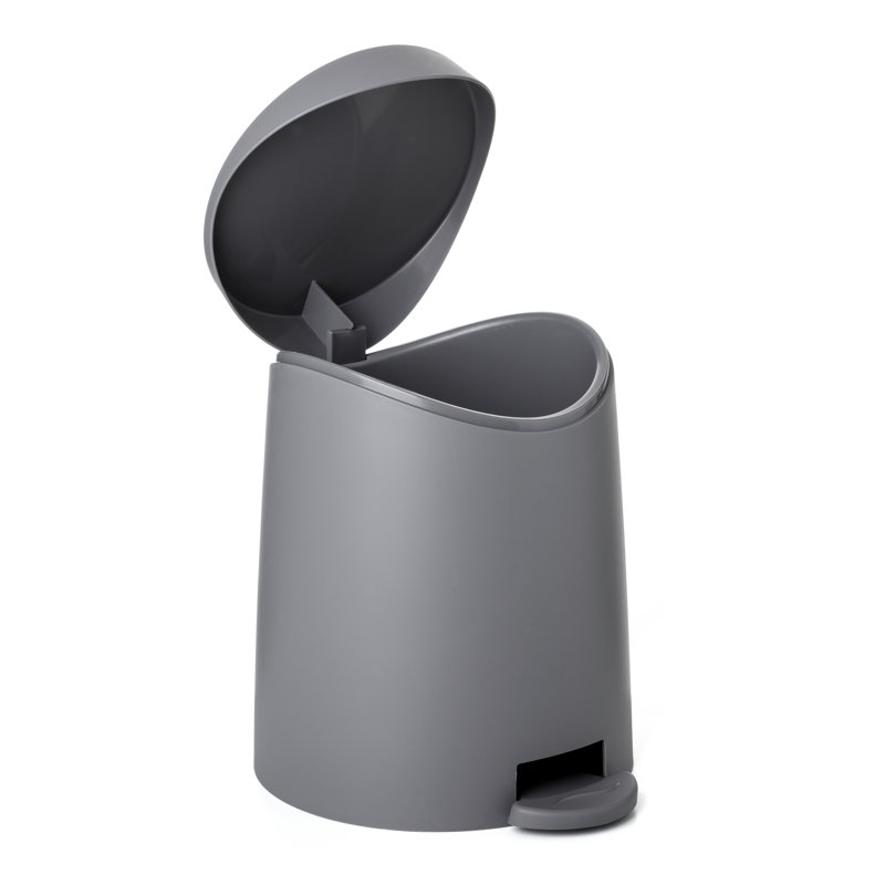 Mini poubelle à pédale Superio, 3 L, Gris