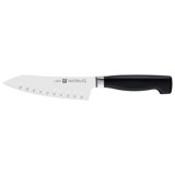 Four Star 5.51-inch Hollow Edge Rocking Santoku Knife
