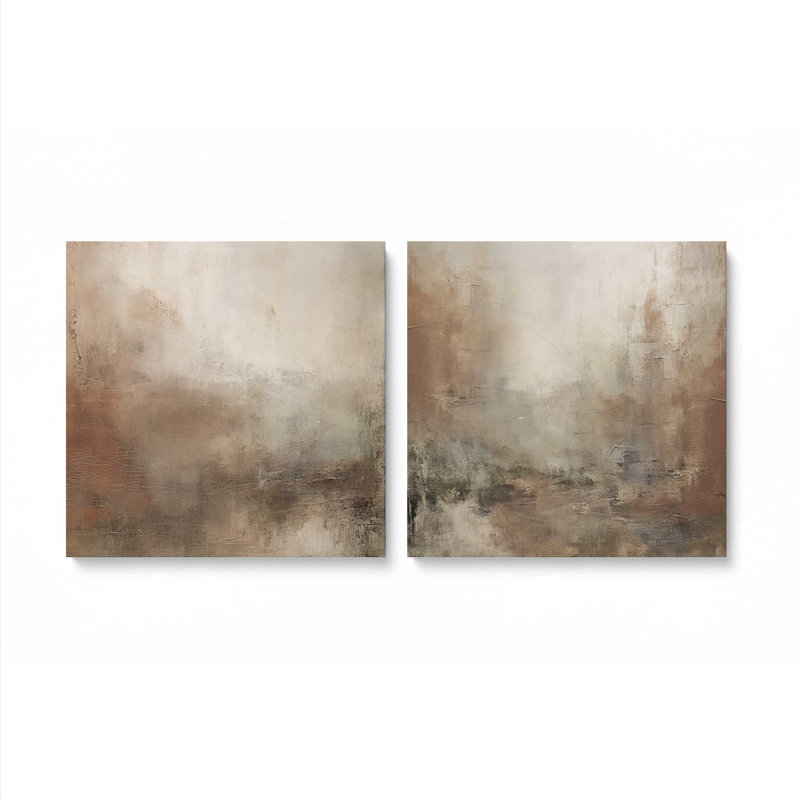 Russet Mist Déroulant, ensemble de 2, reproduction sur toile, Toile tendue, H 12 po x l 12 po x P 1,25 po