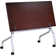 Preference Rectangle Flip Top Training Table with Casters and Modesty Panel and Cable Management