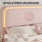 LED Teddy Fleece Platform Bed Frame with Round Corner Upholstered Headboard-678100486-678100483
