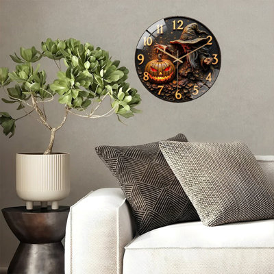 Horloge murale d'Halloween citrouille d'Halloween