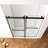 56"-60"W X 76"H Frameless Shower Door-111809649