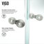 Cabine de douche néo-angle sans cadre Gemini l 47,625 po x P 47,625 po x H 76,75 po Gemini-50857768