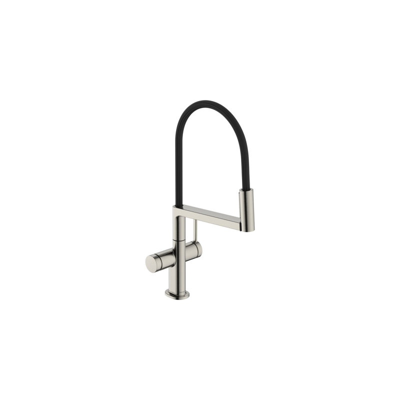hansgrohe Talis N Semi-Pro PowderSpray Kitchen Faucet 1.75 GPM, Stainless Steel