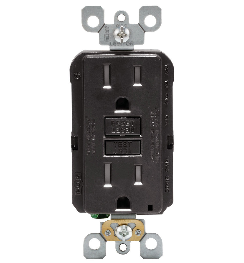 15 Tamper Resistant Decorator Outlet Leviton