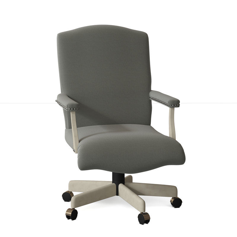 Taft Swivel Task Chair, Bark (8789 06), Walnut, Black Nickel