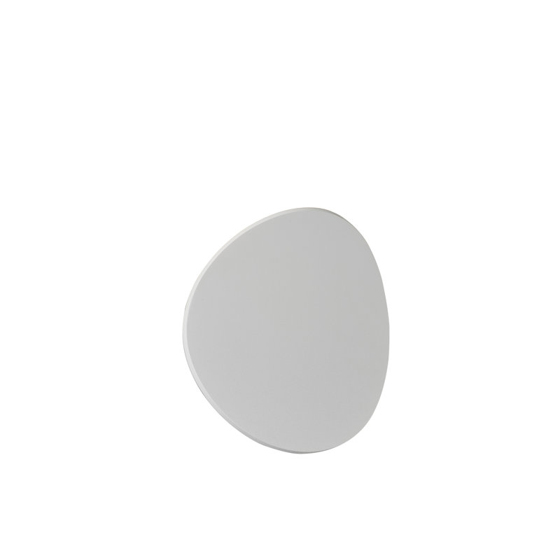 Lunaro LED Flush Mounted Sconce, Textured White