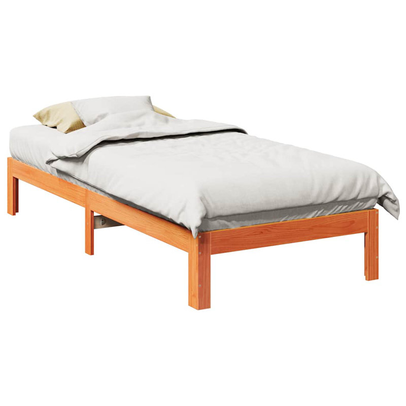 Solid Wood Bed, European Single (90 x 200 cm)