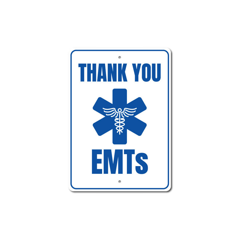 Plaque en aluminium EMT, H 14 po x l 10 po x P 0,04 po