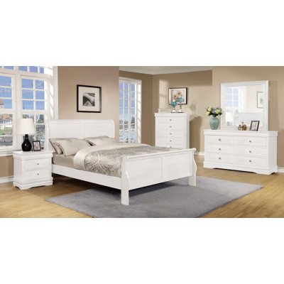 Analisa Solid Wood Piece Bedroom Set