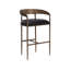 Upholstered Stool with Metal Frame-1745634575-1745634568