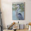 Blue Heron Portrait I - Toile tendue avec châssis de qualité supérieure - prête à être accrochée-1276210567