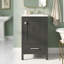 Meuble-lavabo de salle de bain avec lavabo en céramique, tiroirs compartimentés, portes à fermeture en douceur et tablette d'armoire-1303933518-1303933515