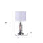 Lampe de table 24 po Vicki