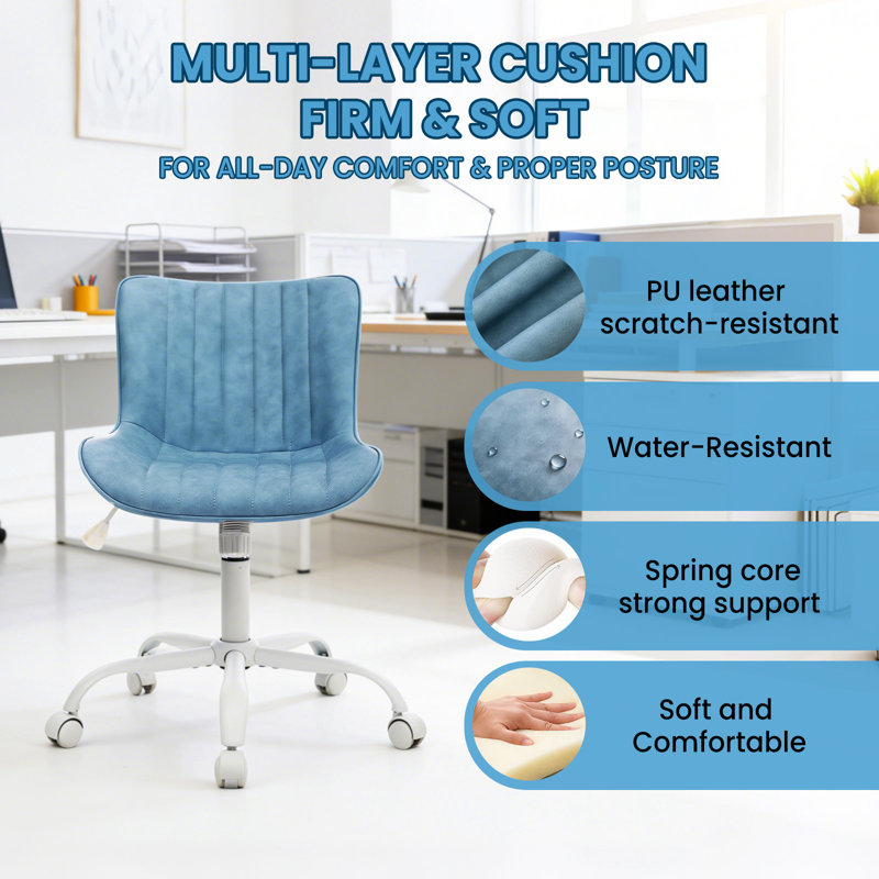 Office Chair, Blue
