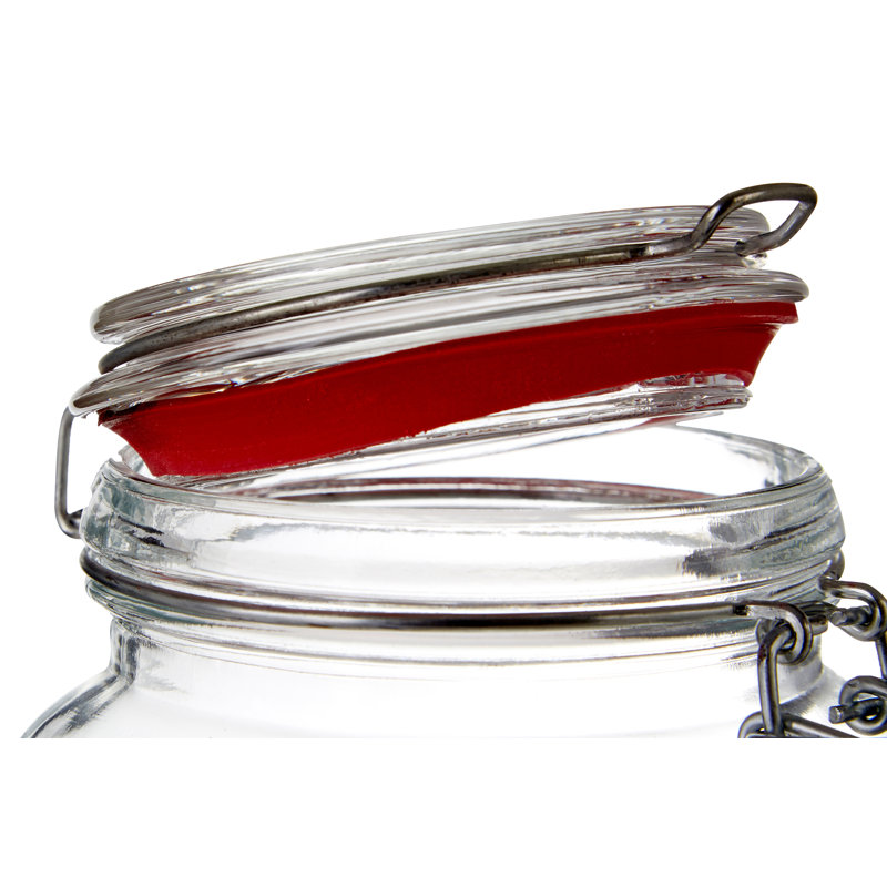 Glass Jar, 20cm H x 11cm W x 11cm D
