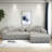 L Shaped Modular Sofa ,No Assembly Required-1354468724