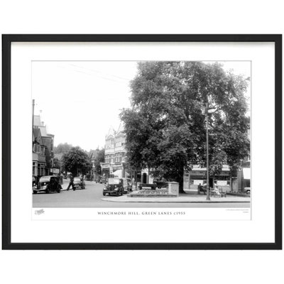Winchmore Hill, Green Lanes C1955 1 Piece Single Picture Frame Wall Art