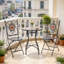 Three-Piece Mosaic Bistro Table Set - Multicoloured