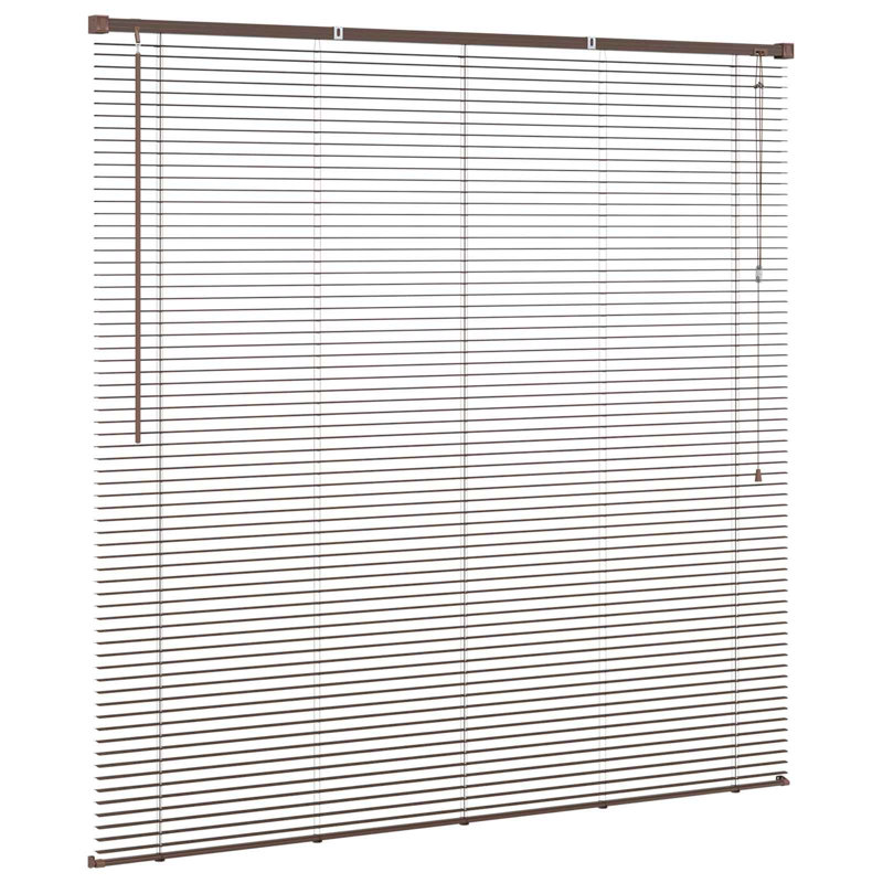 Venetian Blind, 140cm W x 150cm L, Dark Brown